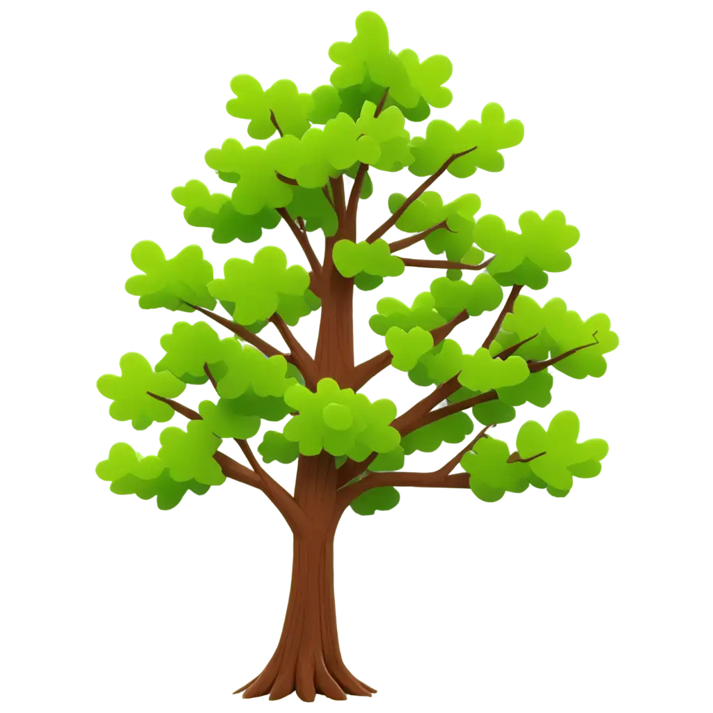 Cartoon-Tree-PNG-HighQuality-Transparent-Image-for-Versatile-Use