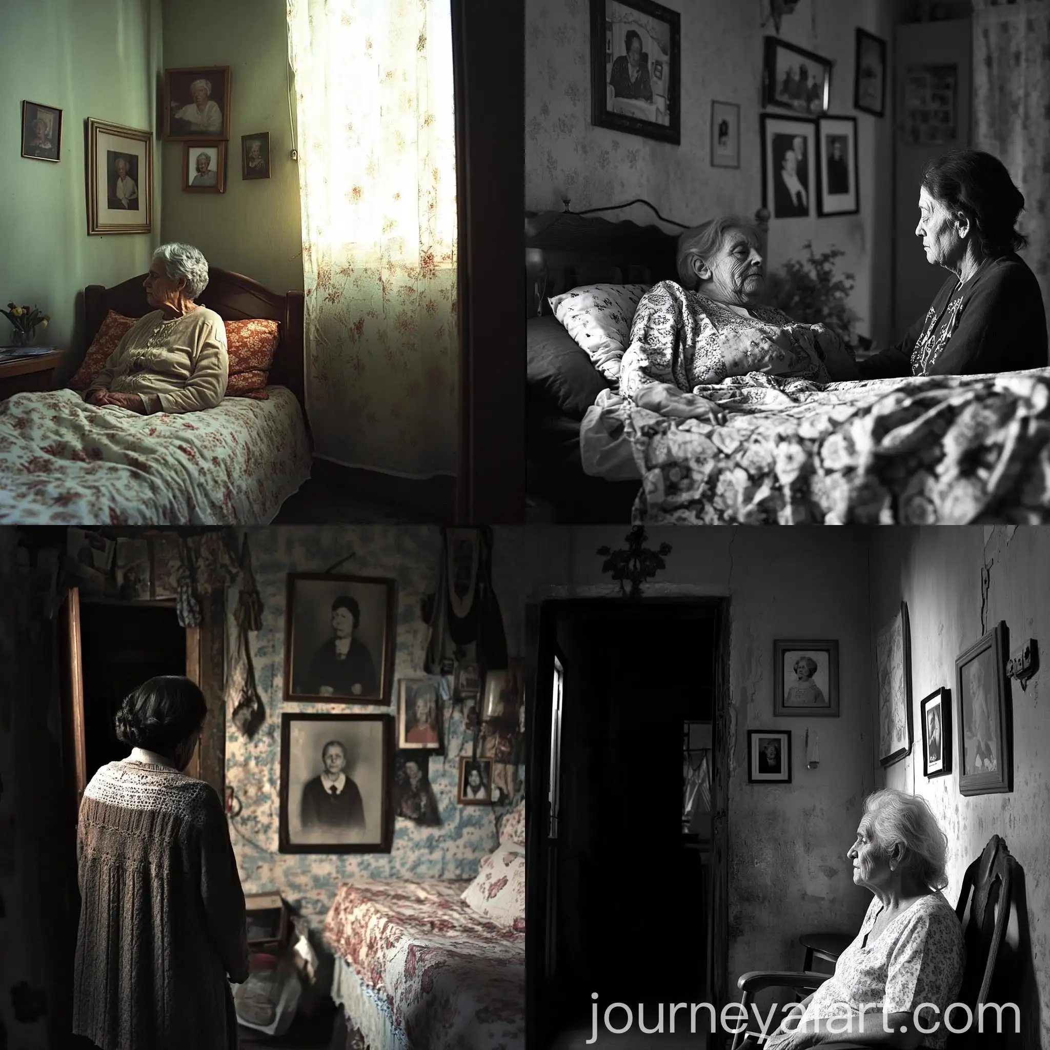 Maria-and-Her-Mother-A-Poignant-Reflection-in-a-Cozy-Apartment