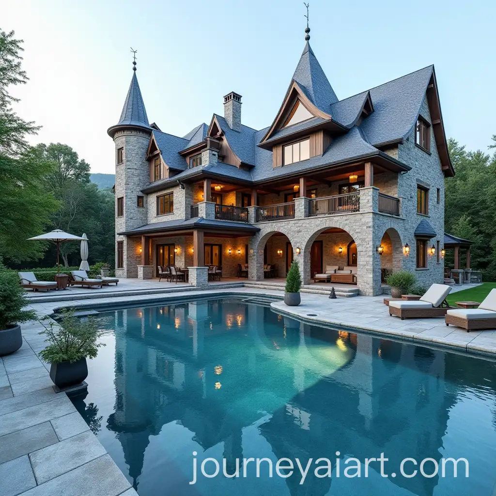 Modern-Castle-with-Large-Pool-and-Car-Garage
