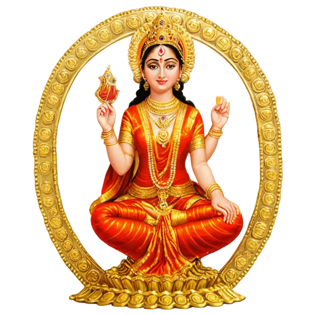 Lord-Laxmi-Devi-Covered-with-Gold-Coins-PNG-Symbolizing-Wealth-and-Prosperity-in-HighQuality-Format