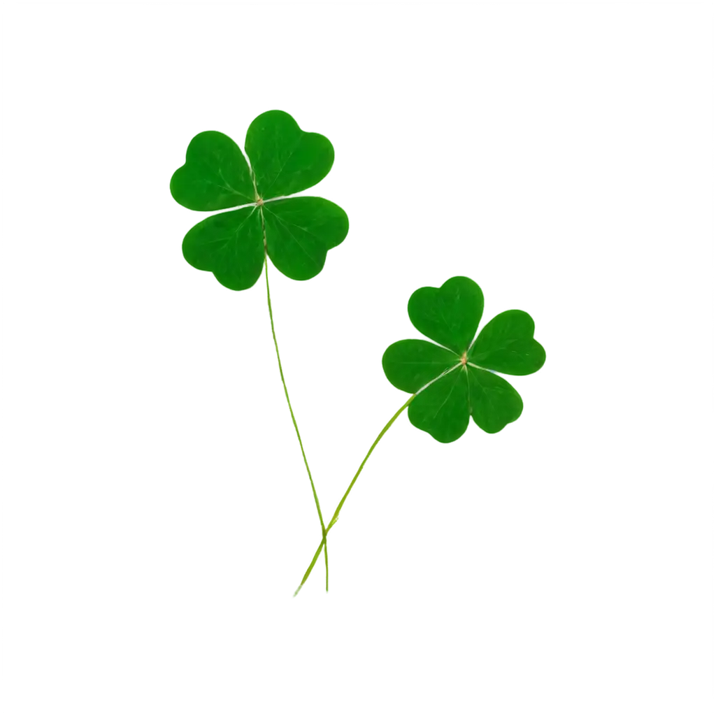 Four-Leaf-Clover-PNG-Image-Symbol-of-Luck-and-Beauty