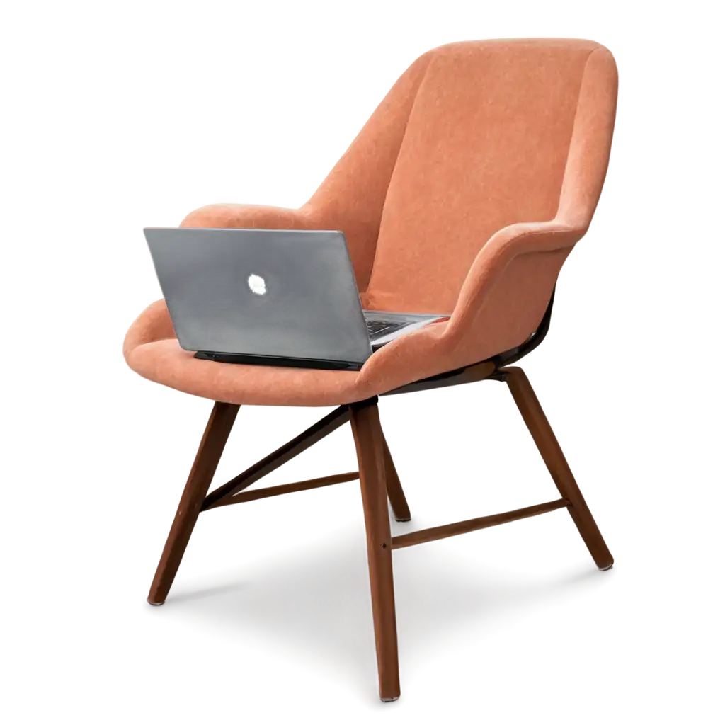 maveli sitting chair in front of laptop table