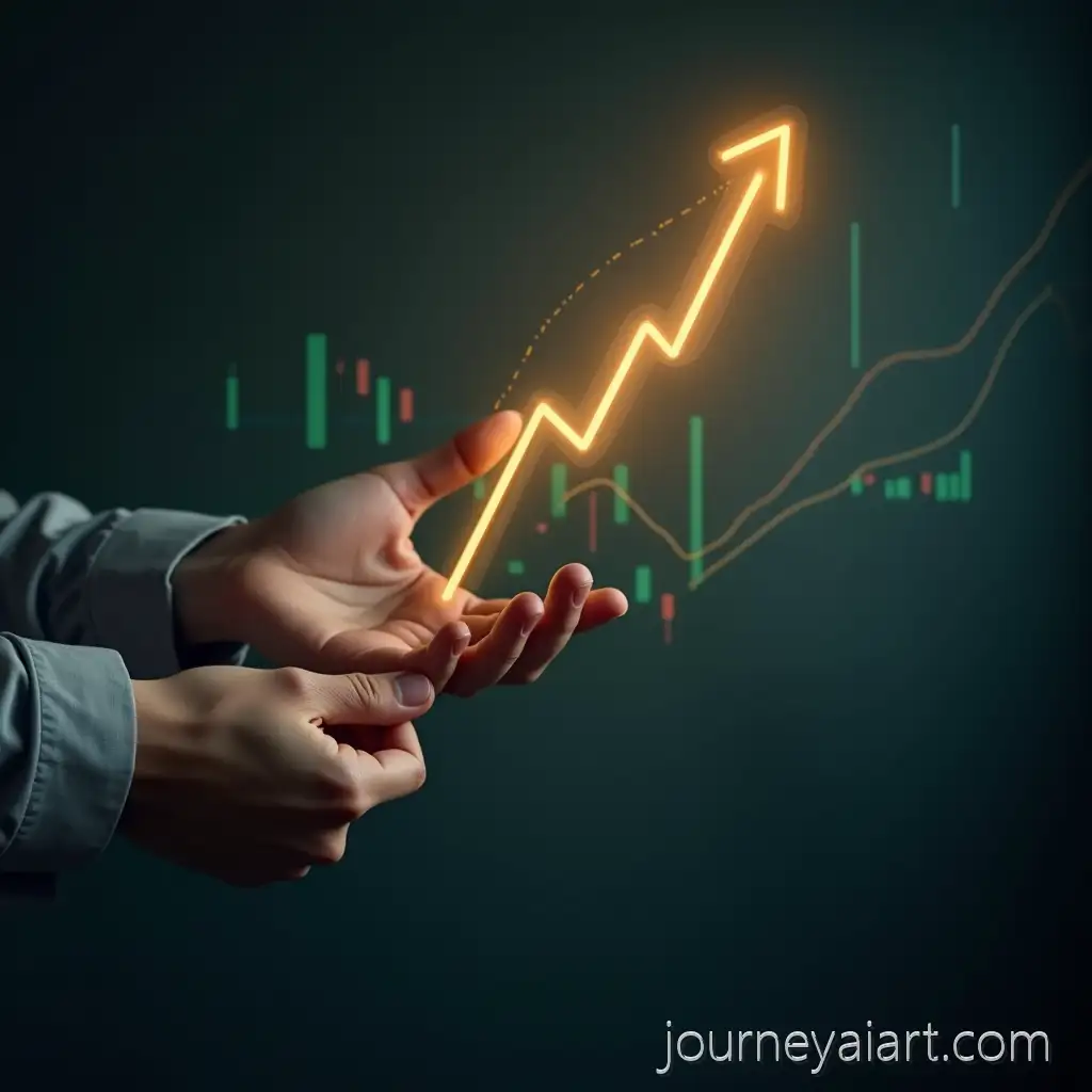 Confident-Hands-Directing-Profit-Growth-with-Glowing-Arrow-Symbol