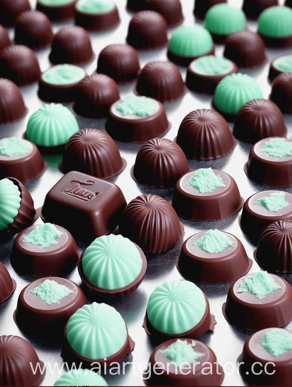 Delicious-Chocolate-Candies-with-Mint-Filling