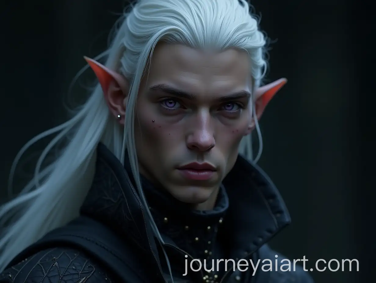 Young-Male-Drow-Elf-with-White-Hair-and-Purple-Eyes-in-Dark-Cloak