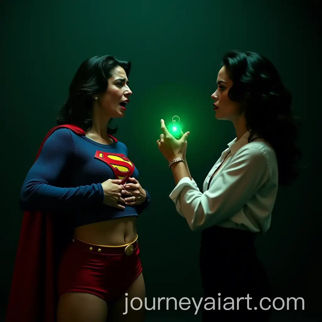 Supergirl-in-Agony-Battling-Kryptonite-Under-Villainesss-Control