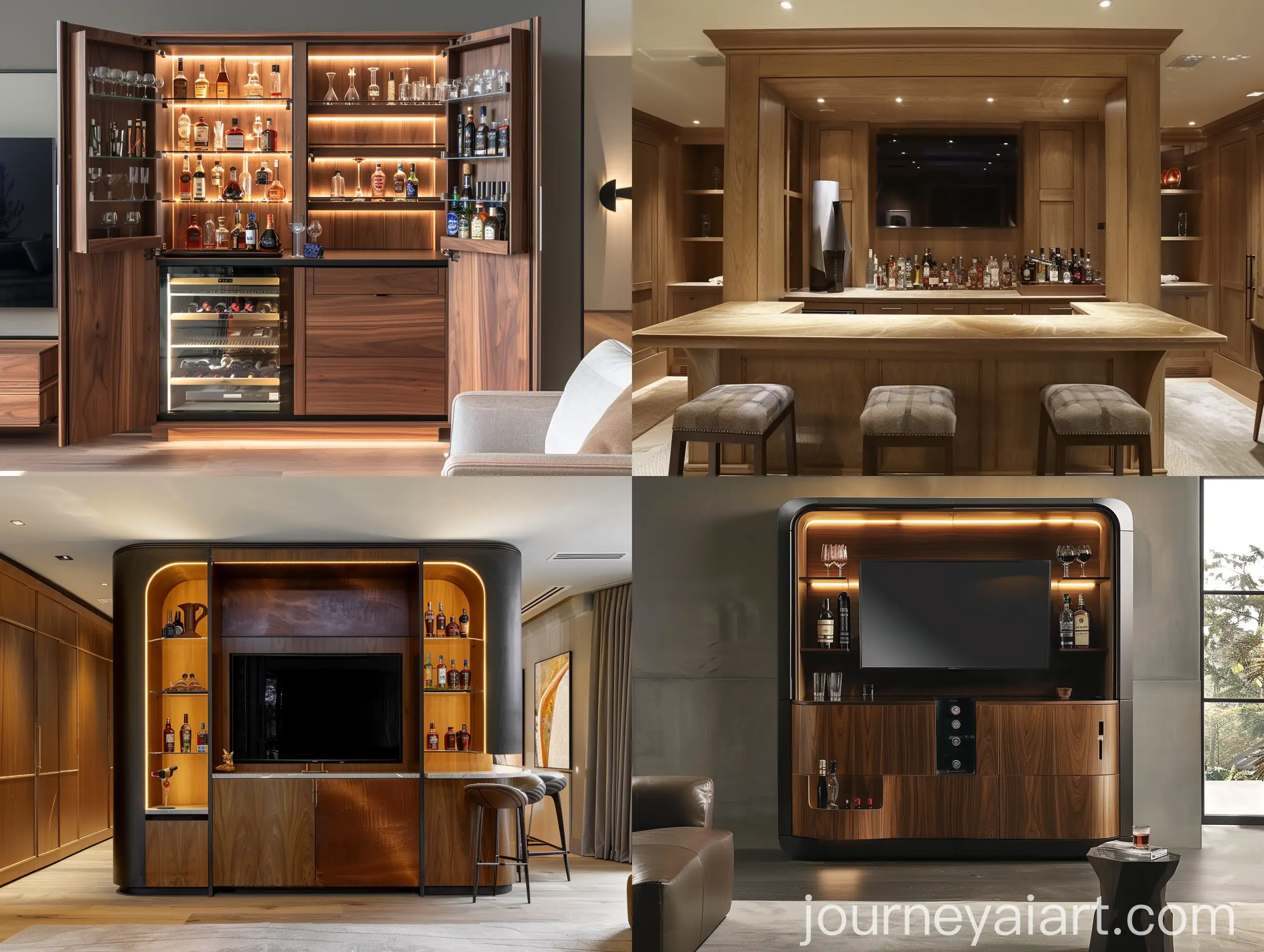 Integrated-Bar-and-TV-Unit-in-Modern-Living-Room