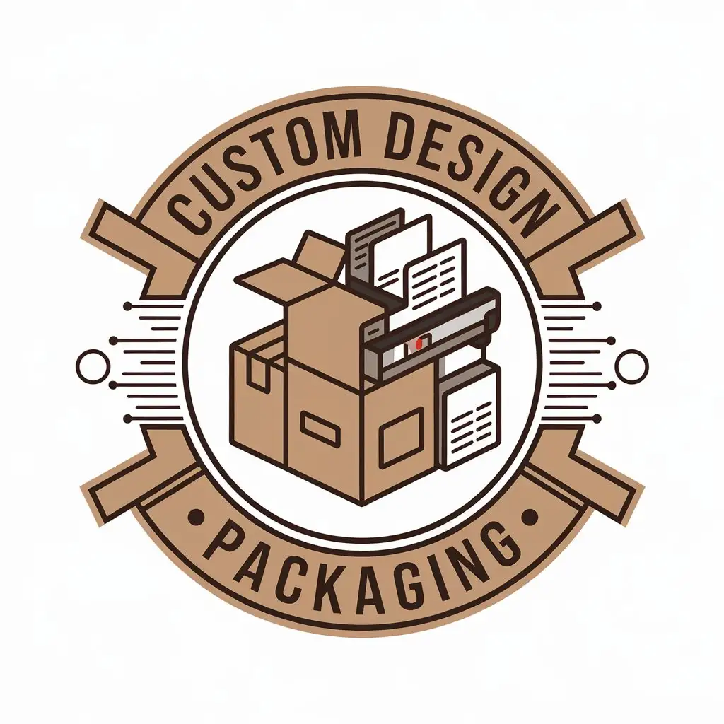 LOGO Design for Custom Design Packaging Boxes Packaging Material and Printing Machines