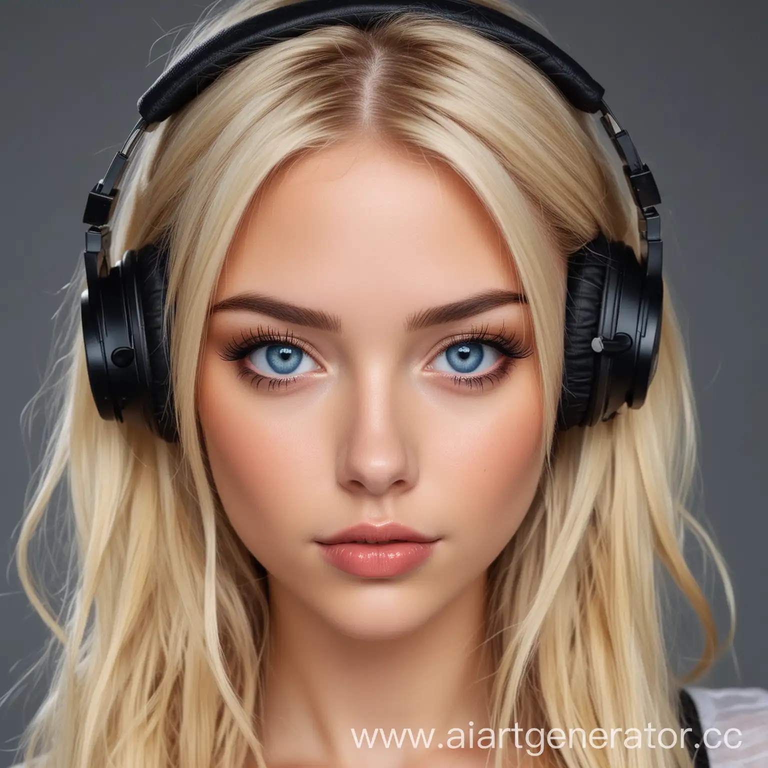 Blonde-Girl-with-Headphones-Portrait-of-a-Stylish-Teen-with-Blue-Eyes-and-Plump-Lips