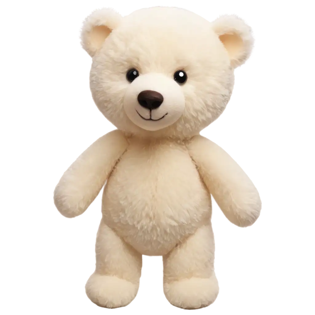 Cartoon-White-Teddy-Bear-PNG-Image-for-Versatile-Use-in-Design-and-Marketing