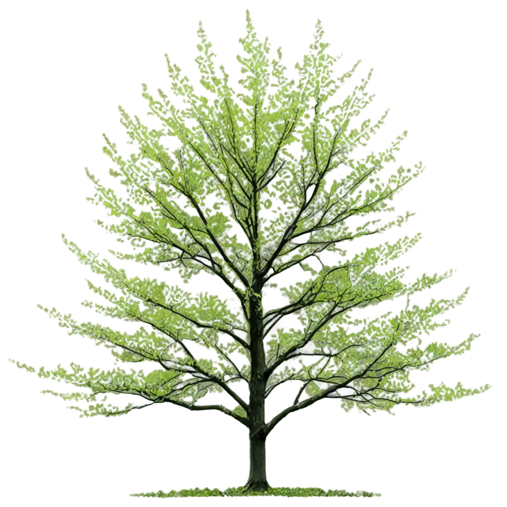 Green-Color-Tree-Without-Leaves-PNG-Image-for-Digital-Design-and-Art