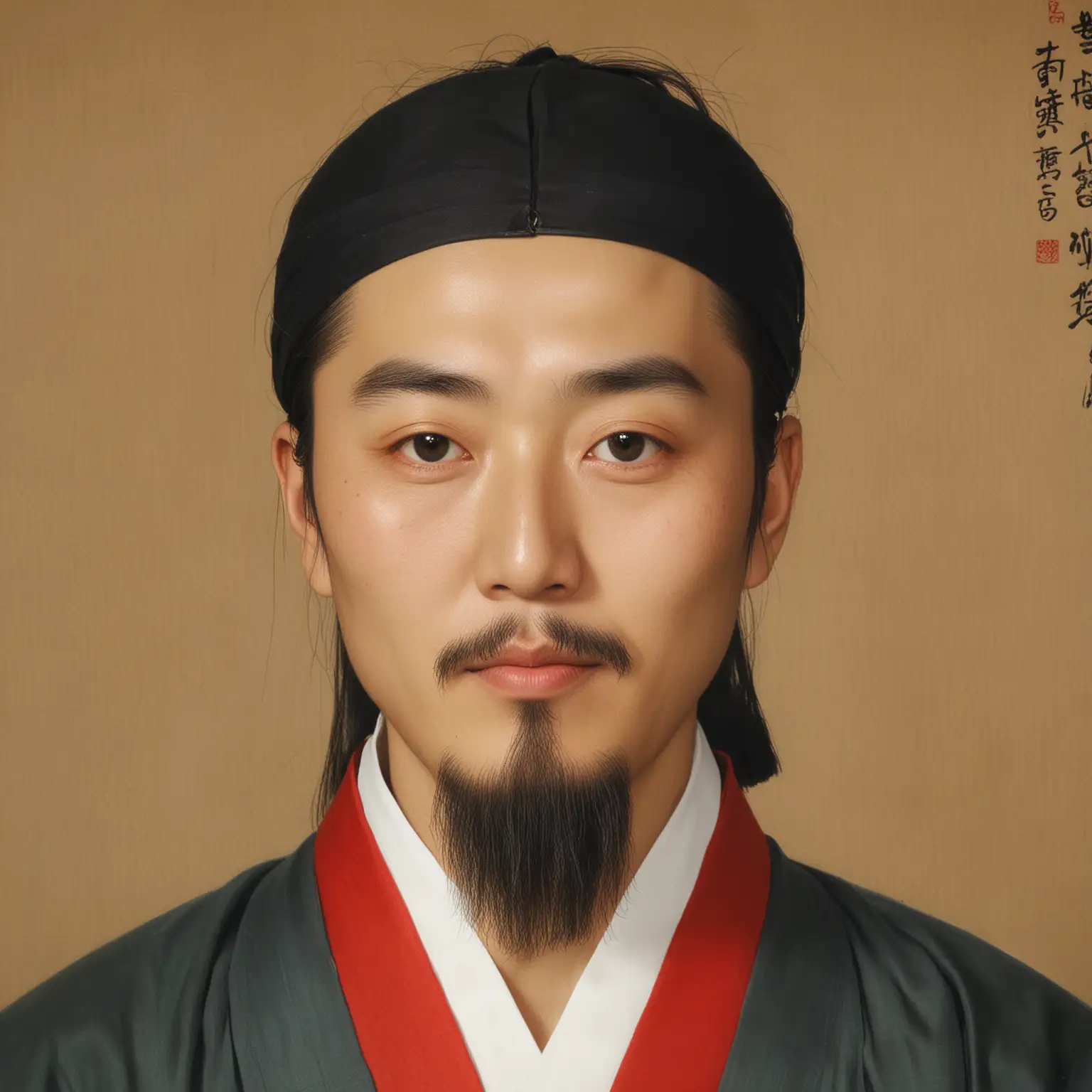 Portrait of Taejo of Goryeo Founder of the Goryeo Dynasty