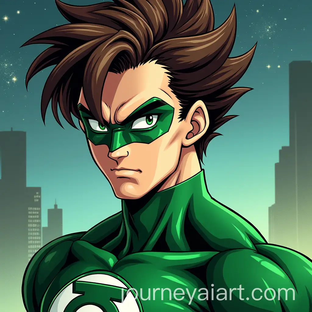 Green-Lantern-Hal-Jordan-in-Starry-Night-Cityscape-Heroic-CloseUp-Portrait