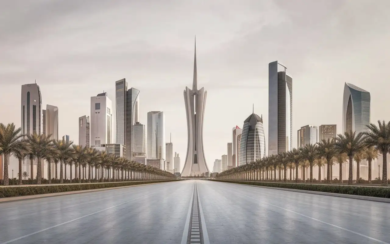 Stunning-Riyadh-Cityscape-with-Iconic-Skyscrapers