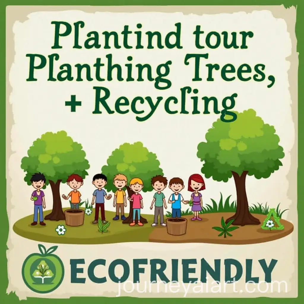 Children-Planting-Trees-and-Recycling-on-an-EcoFriendly-Day