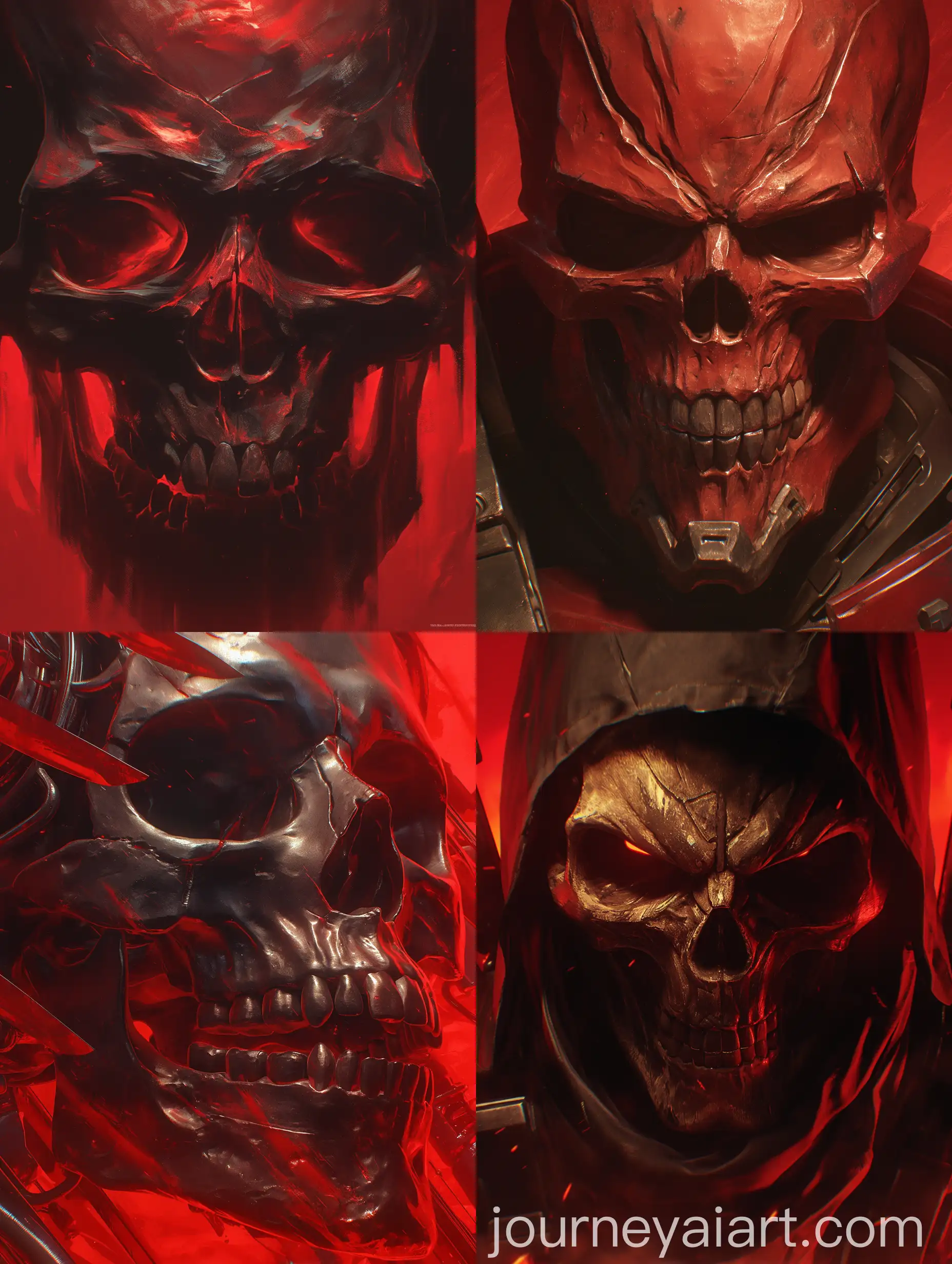 HyperRealistic-Illustration-of-a-Red-Skull-with-Cinematic-Lighting