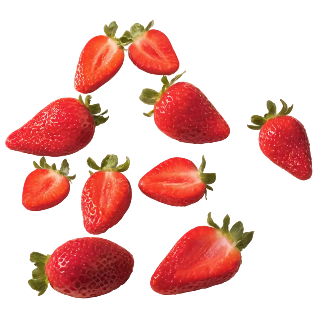 HighQuality-Split-Strawberries-PNG-Image-for-Creative-Projects