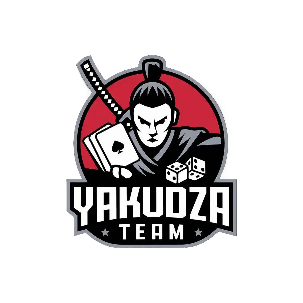 LOGO-Design-for-Yakudza-Team-NoirStyle-with-Gambling-and-Anime-Influence