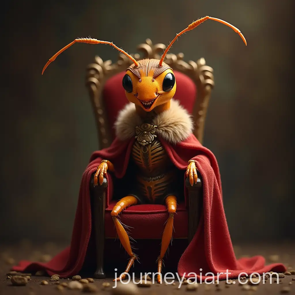 Regal-Ant-King-Sitting-on-Throne