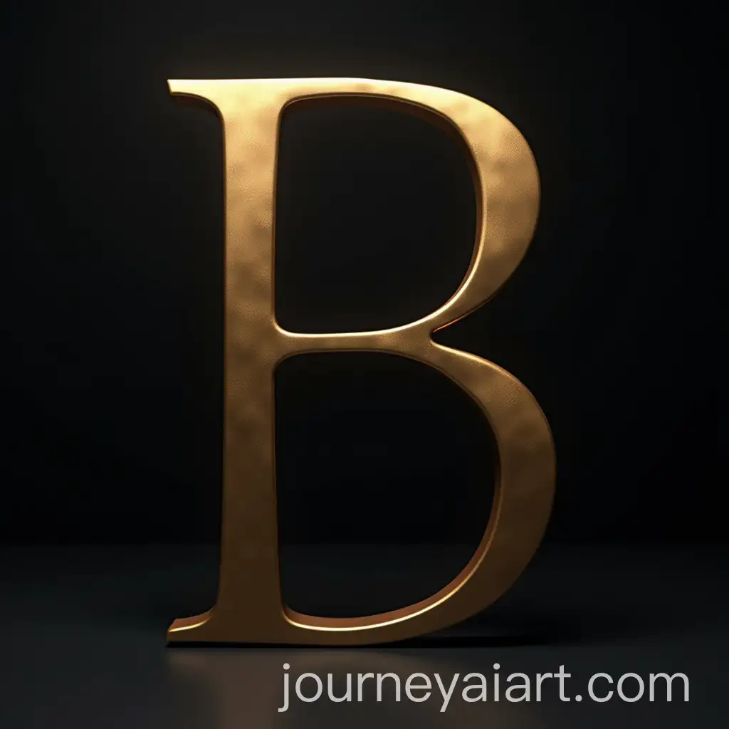 Mysterious-3D-Golden-Letter-B-Art-in-Dark-Tones