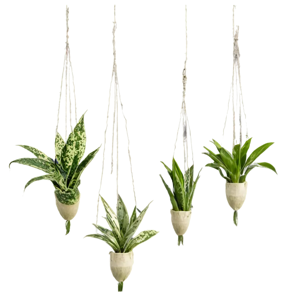 Hanging-Snake-Plants-PNG-Image-for-Home-Decor-and-Digital-Projects