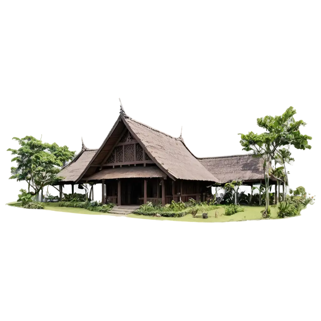 Traditional-Indonesian-House-PNG-Image-for-HighQuality-Visuals-and-Projects