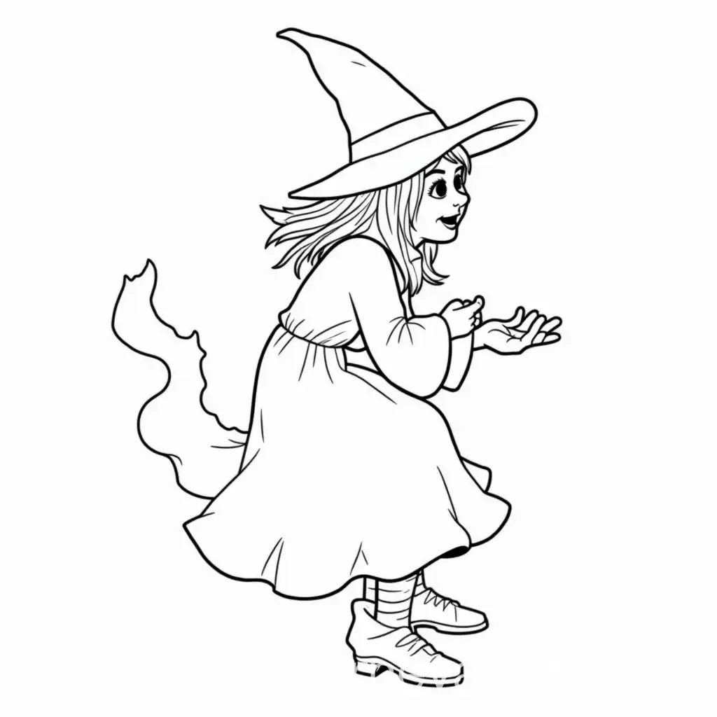 Halloween-Witch-Coloring-Page