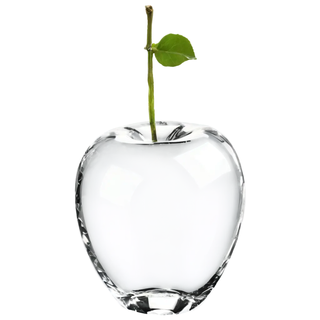 Apple-with-Crystal-Glass-PNG-Image-for-HighQuality-Graphics-and-Design