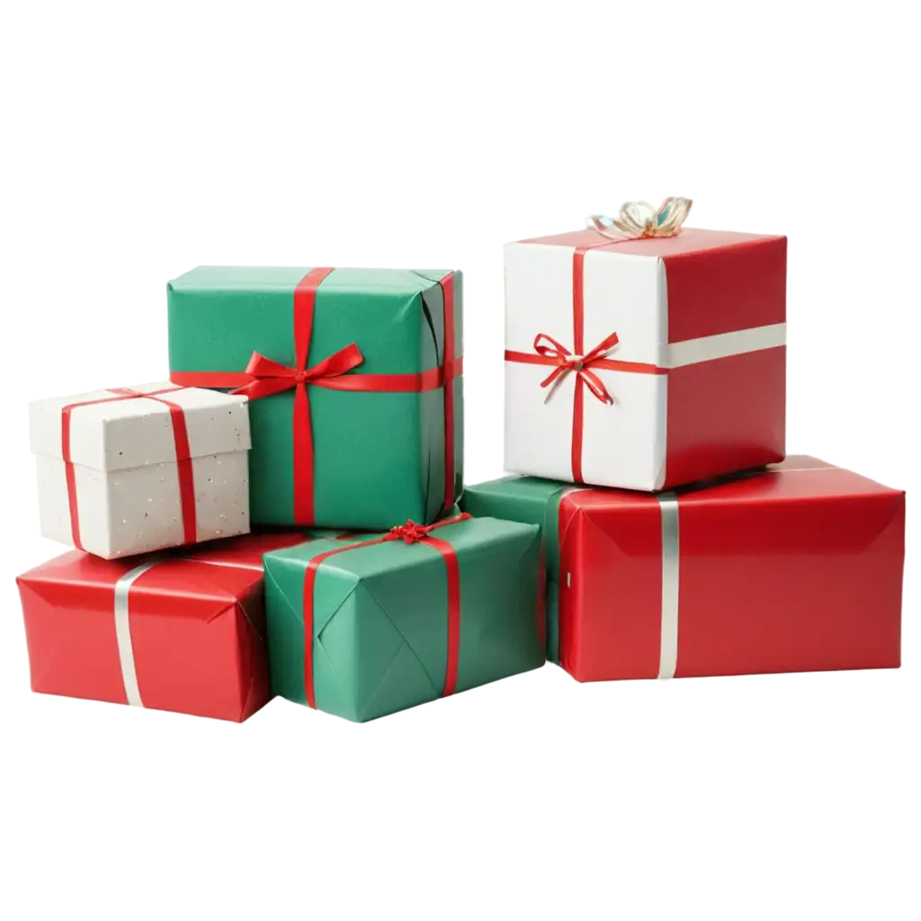 Christmas-Presents-Wrapped-PNG-Image-HighQuality-Transparent-Background-for-Holiday-Designs