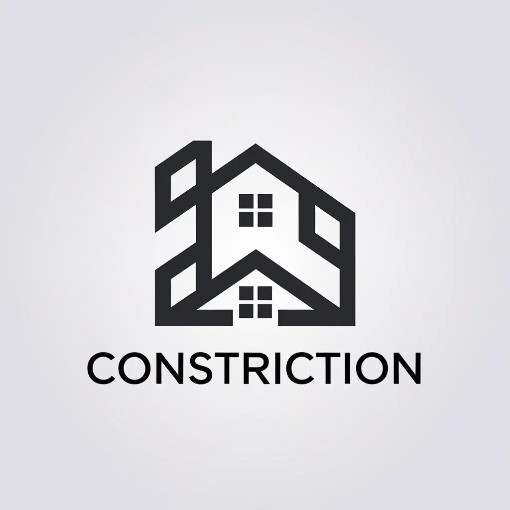 LOGO Design for Constriction Minimalistic House Symbol for the Construction Industry