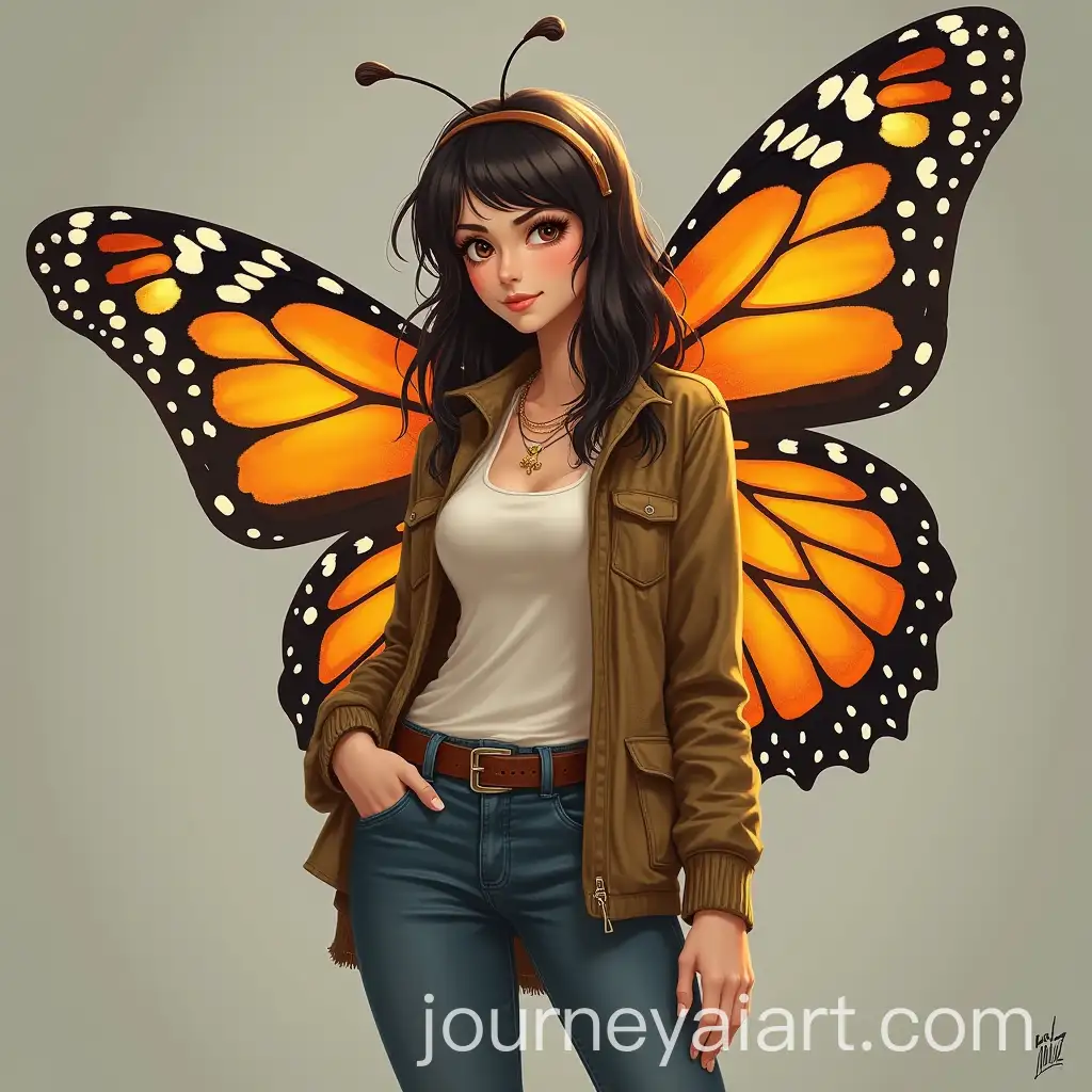 Monarch-Butterfly-DemiHuman-in-Casual-Clothing