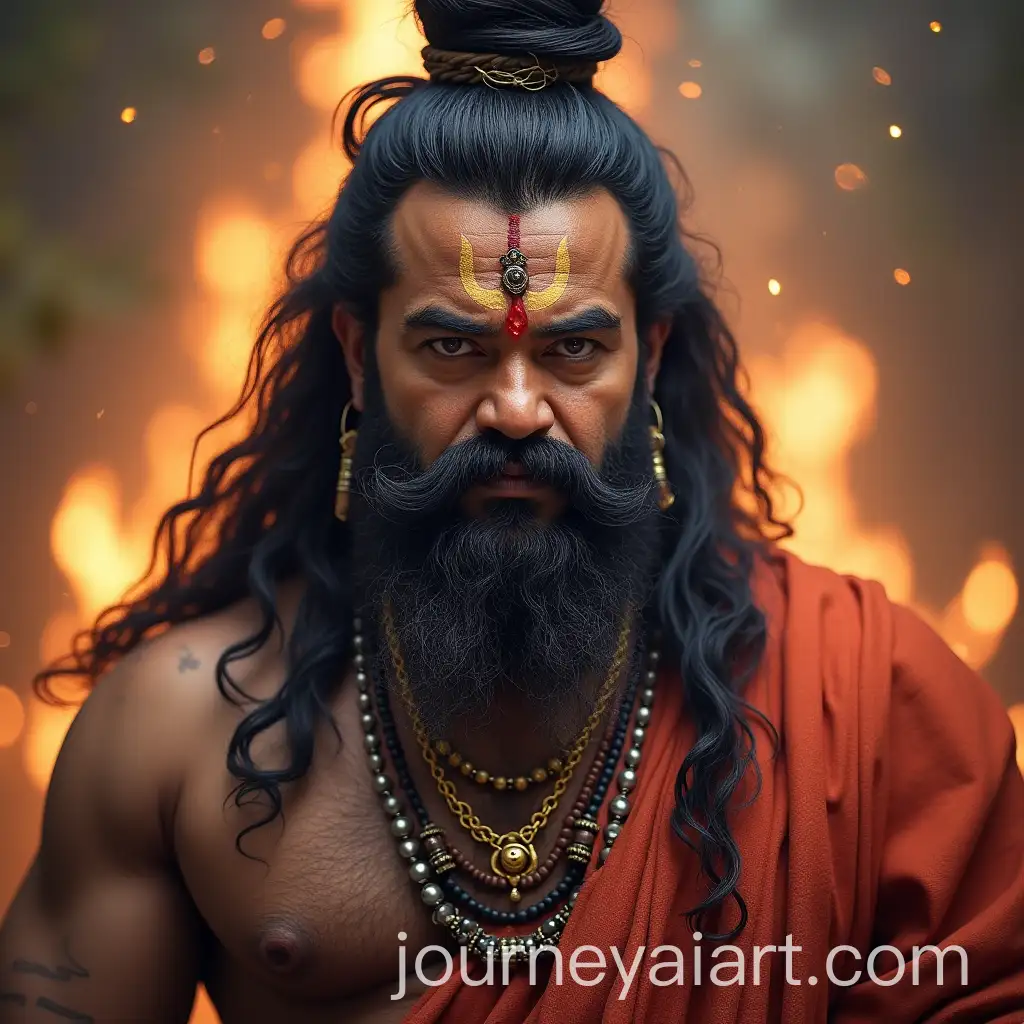 Actor-Mohanlal-Portraying-Lord-Shiva-in-Divine-Form