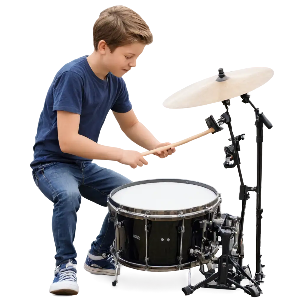 Realistic-PNG-Image-Boy-Playing-Drums-with-Passion-and-Skill