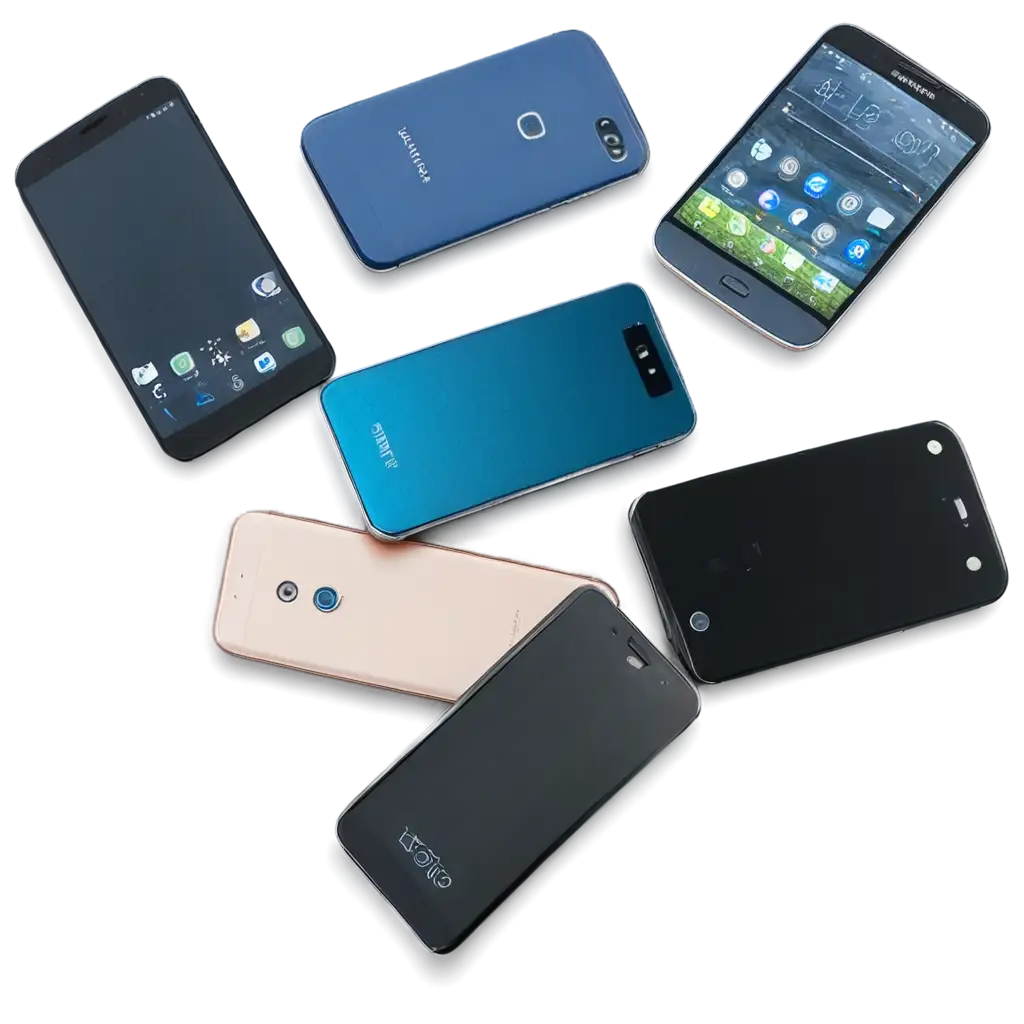 Optimize-Your-Visual-Impact-with-a-HighQuality-PNG-Image-of-5-Smartphones-in-a-SemiCircular-Arrangement