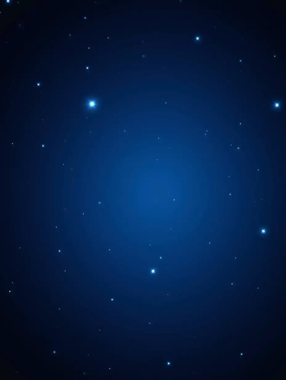 create a good dark blue background with very less star like lights