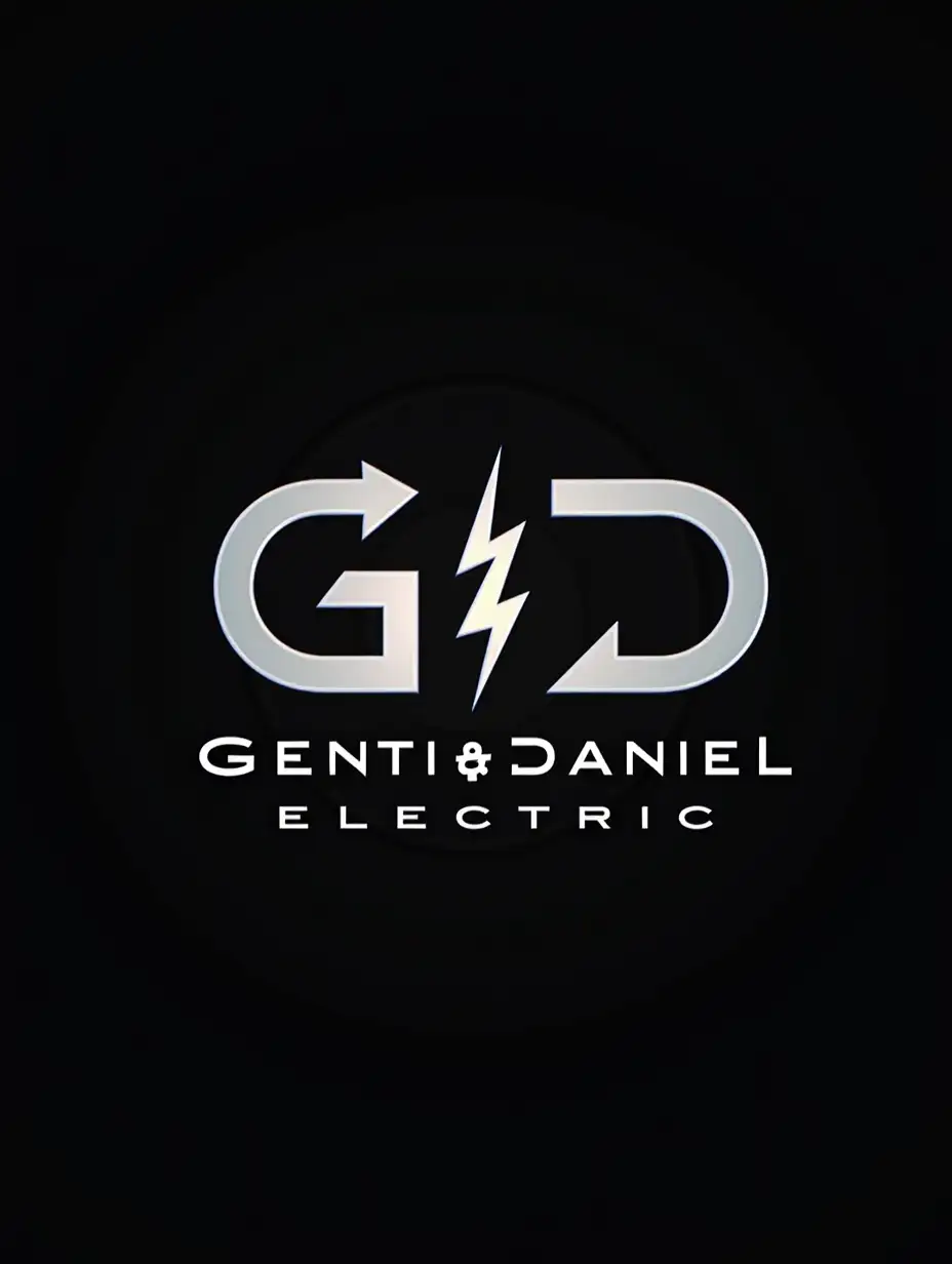 yo can you make a logo for my work named: Genti&Daniel electric with some electrical symbols make also leave a place where u can write your phone number