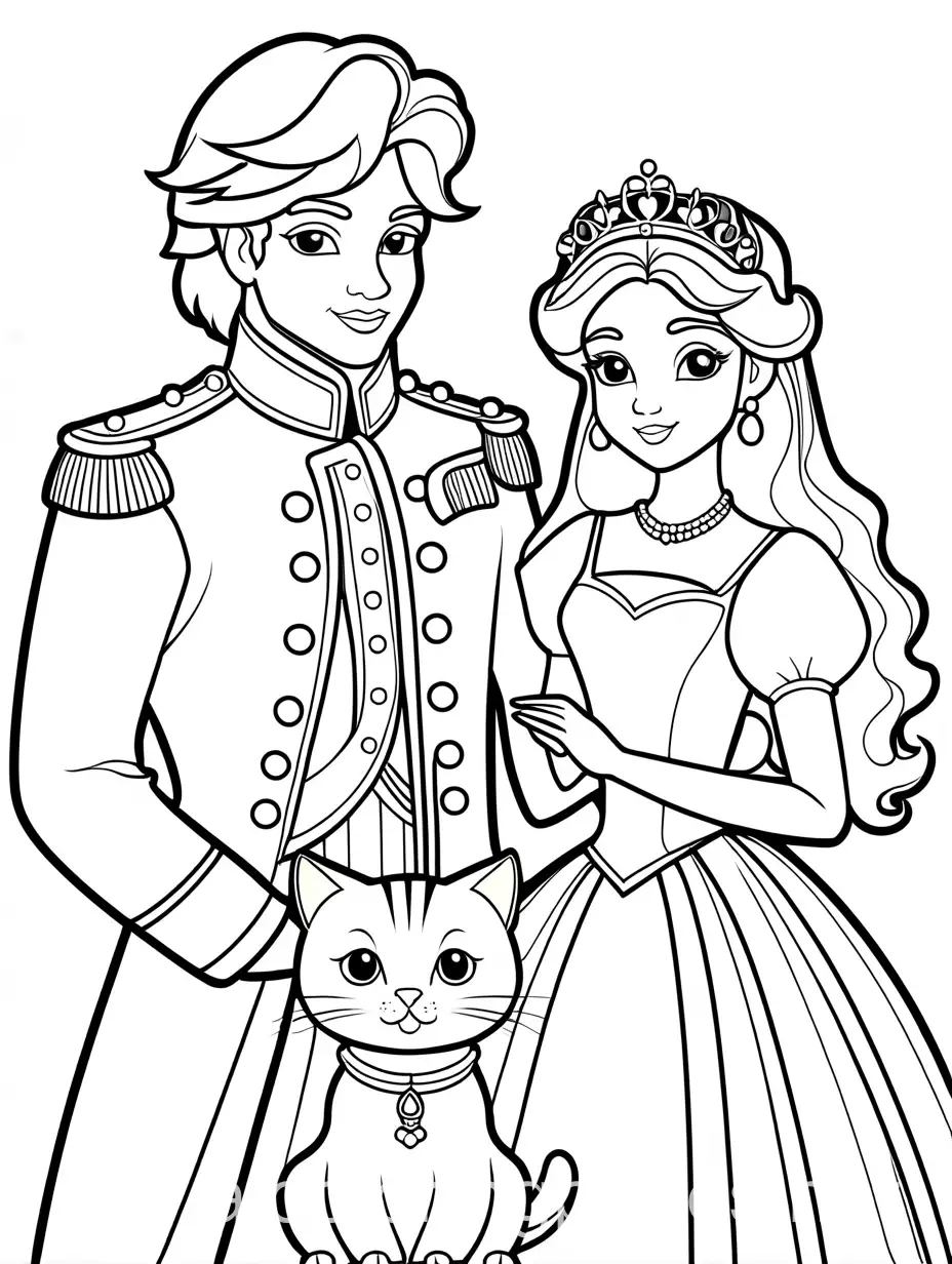 Royal-Kitten-Companions-Coloring-Page-for-Kids