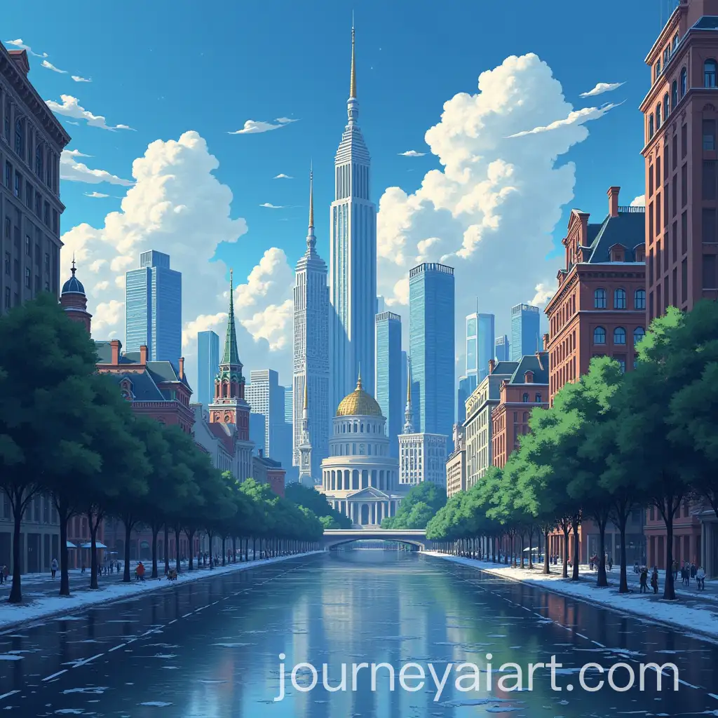Anime-Style-Moscow-Cityscape-at-Sunset
