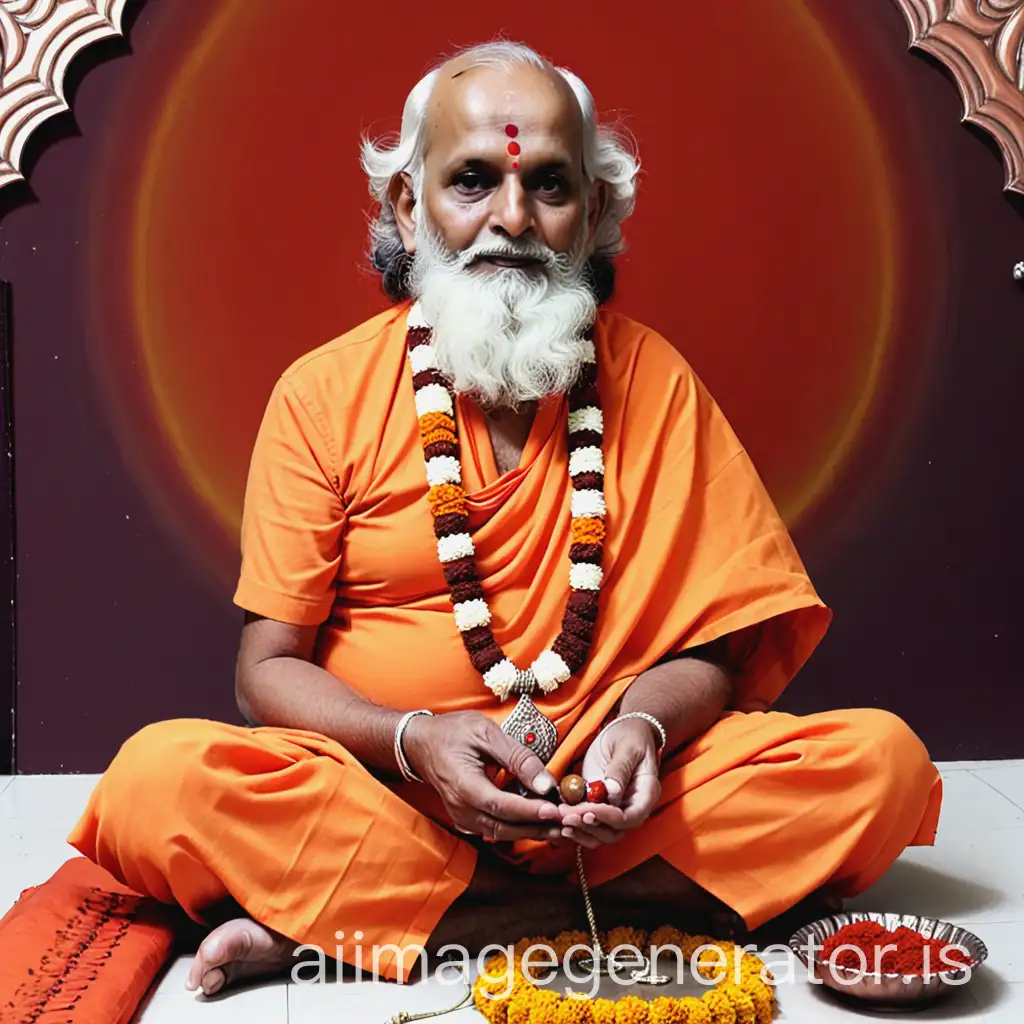 Pandit-Ji-Holding-Rudraksha-Beads-in-Spiritual-Meditation