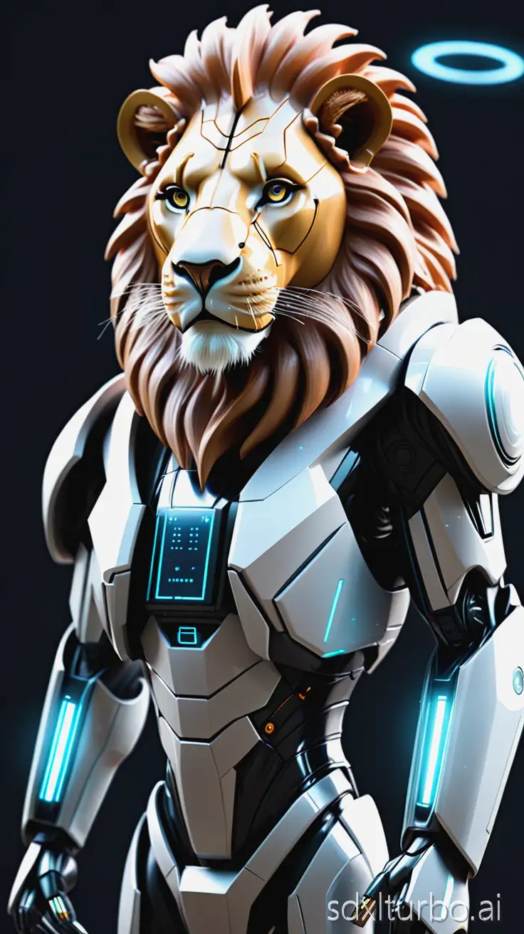 futuristic lion