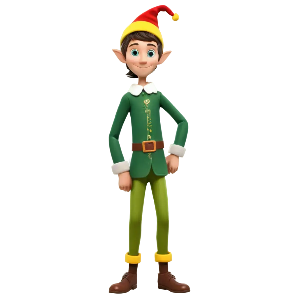 Cartoon-Elf-in-Green-Suit-PNG-Image-HighQuality-FullLength-Illustration