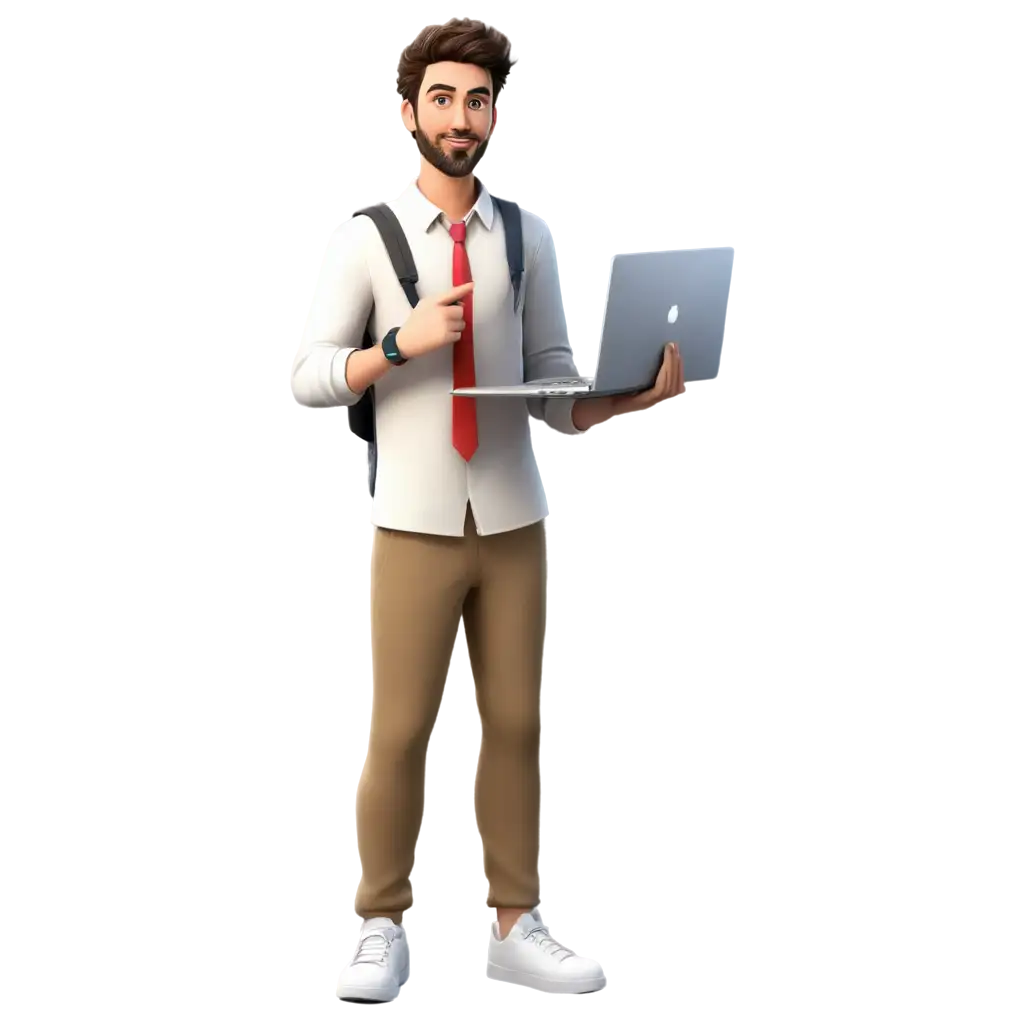 Male-Character-Holding-Pen-Pointing-to-Computer-Screen-PNG-Image-HighQuality-Digital-Format