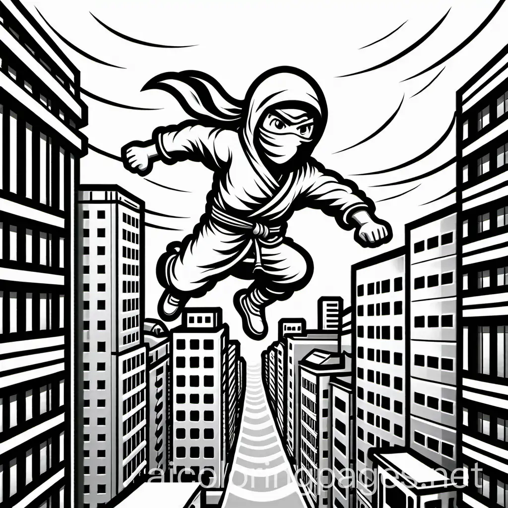 Dynamic-Ninja-Leaping-Between-Urban-Rooftops-for-Kids