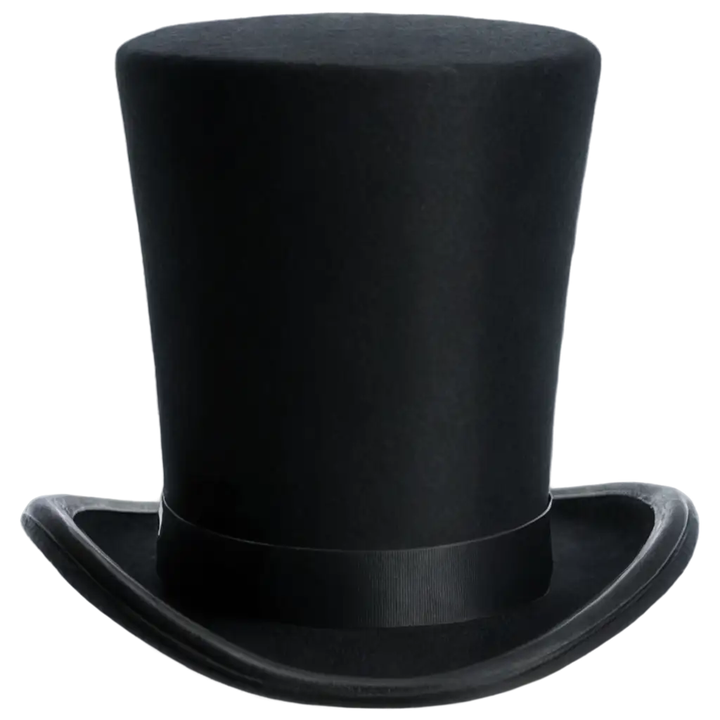 Simple-Black-Top-Hat-PNG-Image-for-Versatile-Design-Applications