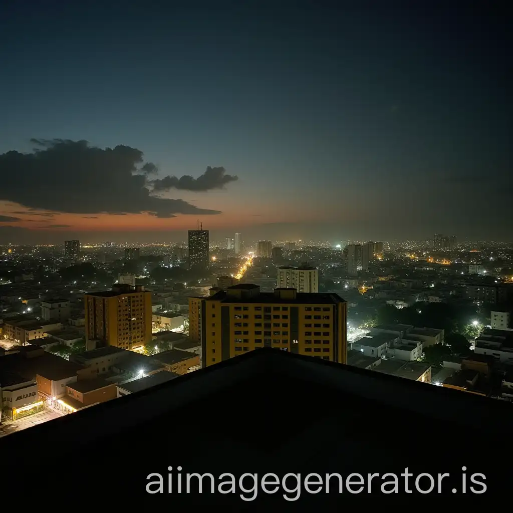 Aerial-View-of-Maracaibo-City-from-the-Yellow-Tower-in-the-1980s