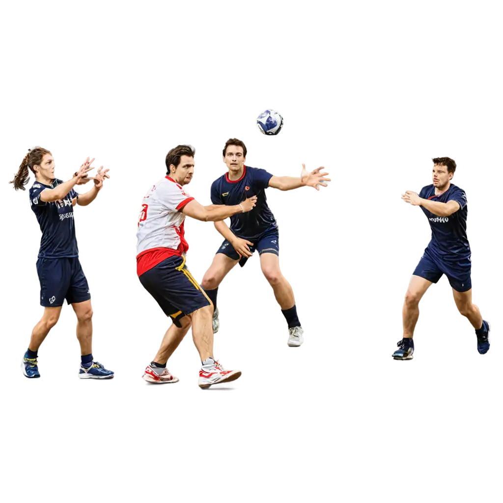 Dynamic-Handball-Game-PNG-Image-Capturing-the-Essence-of-Players-in-Action