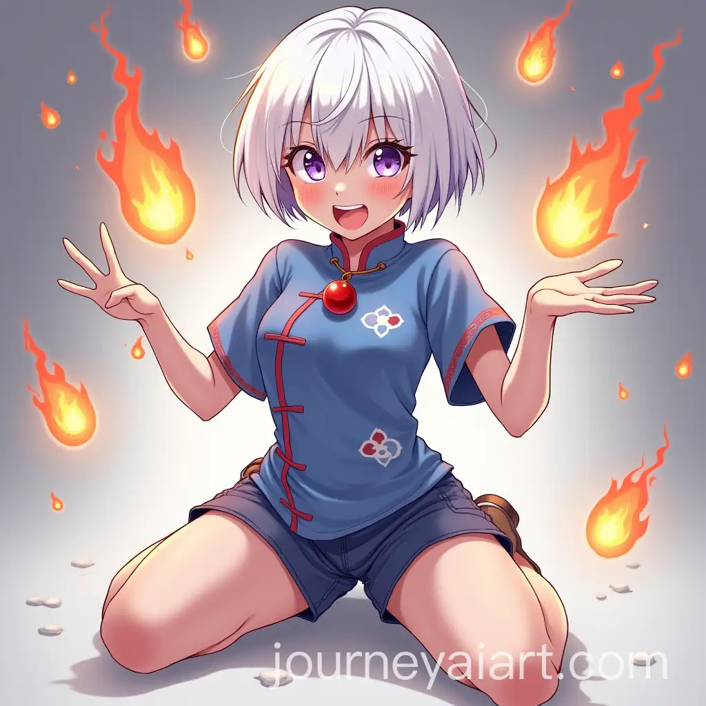Anime-Girl-with-White-Hair-and-Fireballs-in-QipaoInspired-Outfit