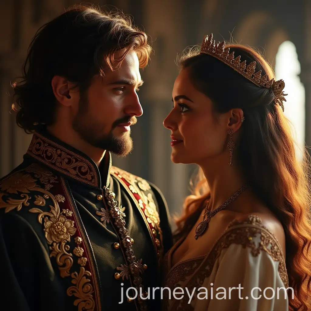 AI-Art-Prompt-ExpansionMedieval-Prince-and-Turkish-Princess-Engaged-in-Conversation