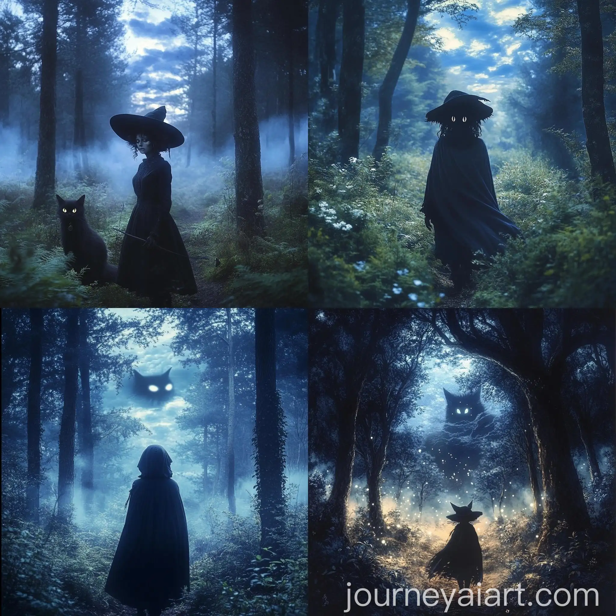 Creepy-Witch-Lurking-in-the-Forest