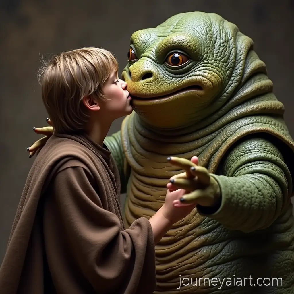 Luke-Skywalker-Embracing-Jabba-the-Hutt-in-Star-Wars-Universe